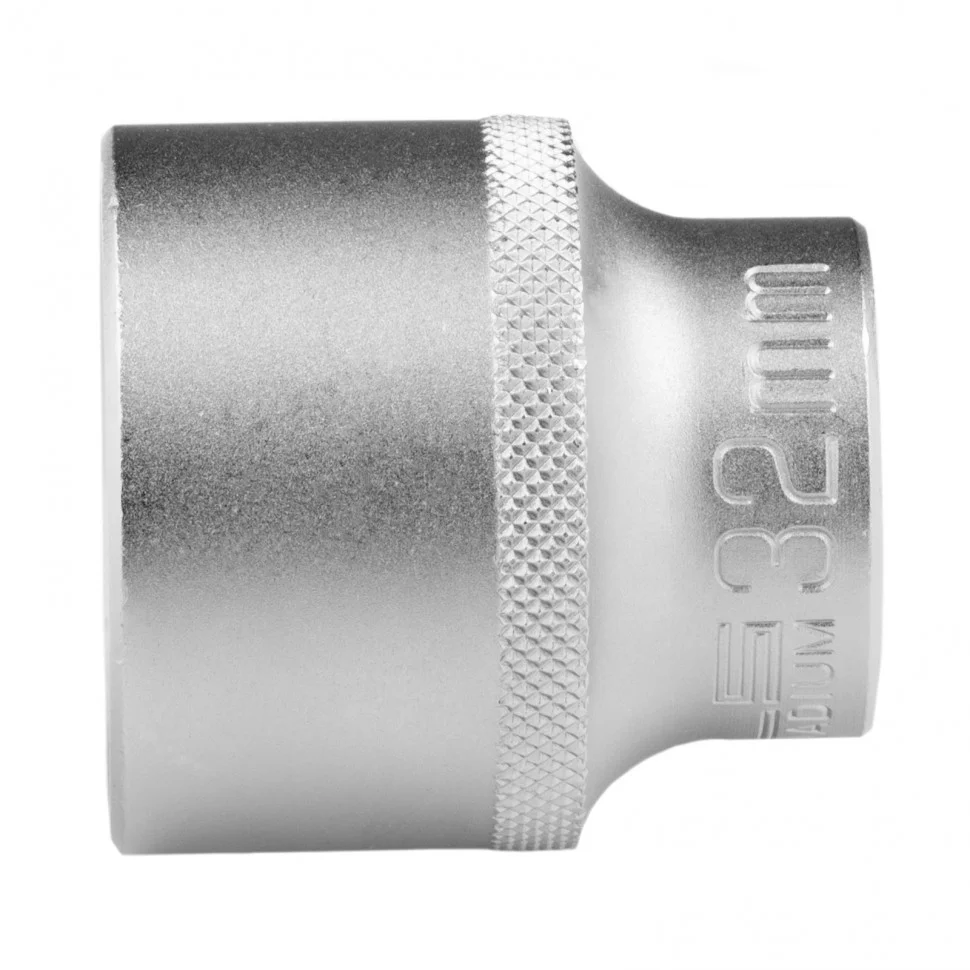 Stels Головка торцевая, 32 мм, двенадцатигранная, CrV, под квадрат 1/2, хромированная 13674