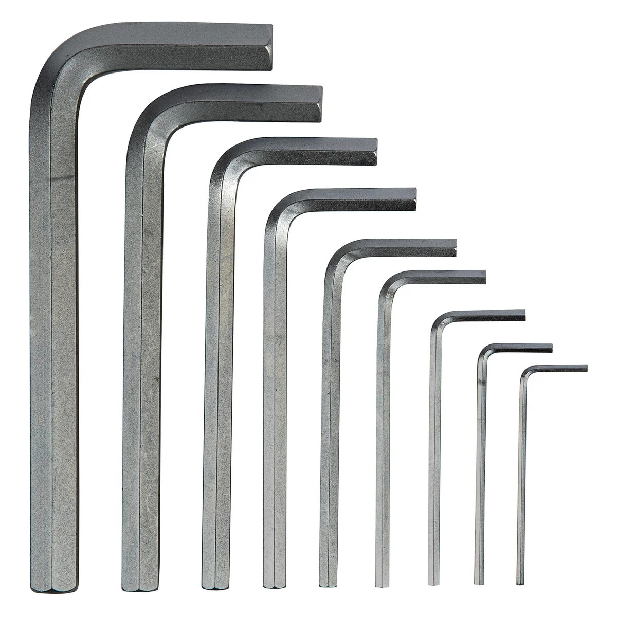 Denzel Набор ключей имбусовых, HEX, 1,5-10 мм, CrV, 9 шт. 12366