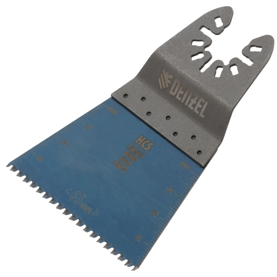 Denzel Насадка для МФИ режущая прямая, HCS, по дереву, ламинату 65 х 1.8 мм, крупный зуб 782313