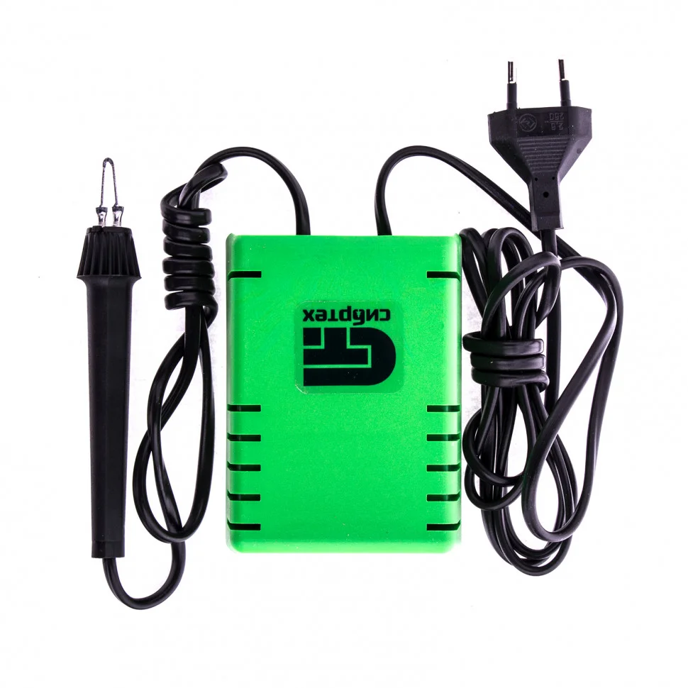 Сибртех Электроприбор для выжигания по дереву "Ажур" с подставкой, 2 проекции в комплекте 91305