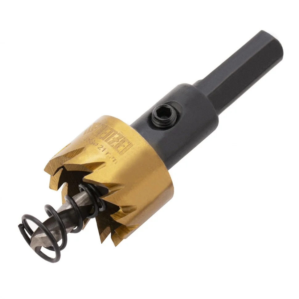 Denzel Коронка по металлу HSS, 21 мм, нитридтитановое покрытие 724102