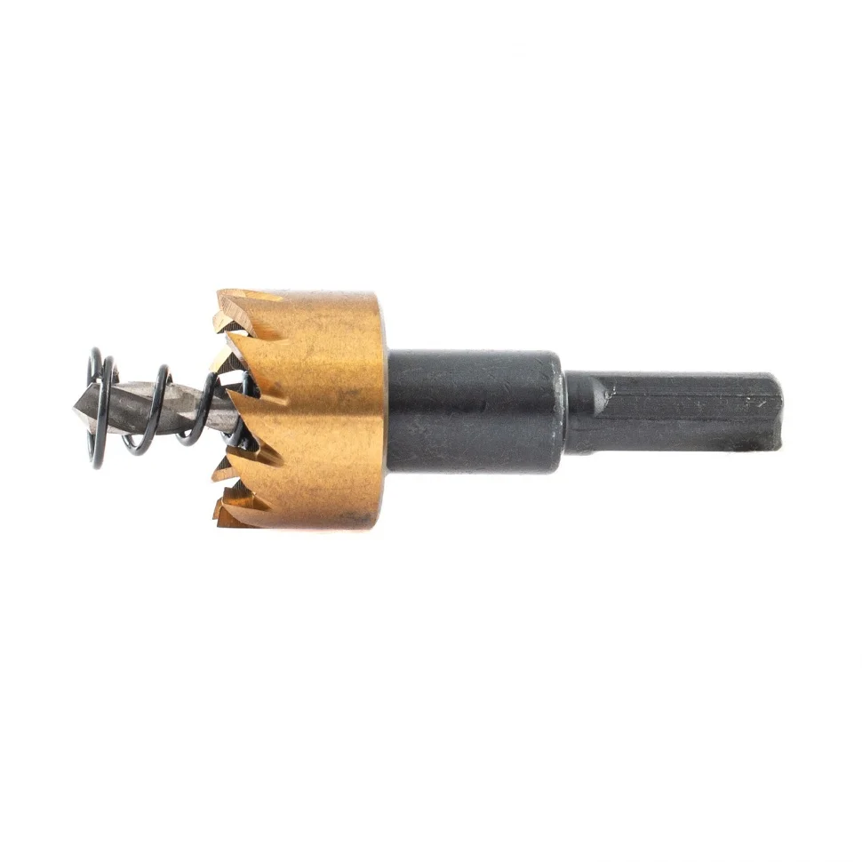 Denzel Коронка по металлу HSS, 22 мм, нитридтитановое покрытие 724103