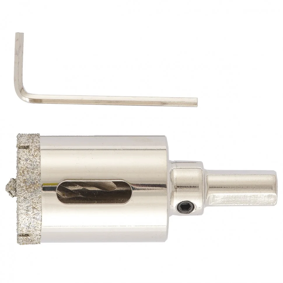 Matrix Сверло алмазное по керамограниту, 30 х 67 мм, трехгранный хвостовик 726303