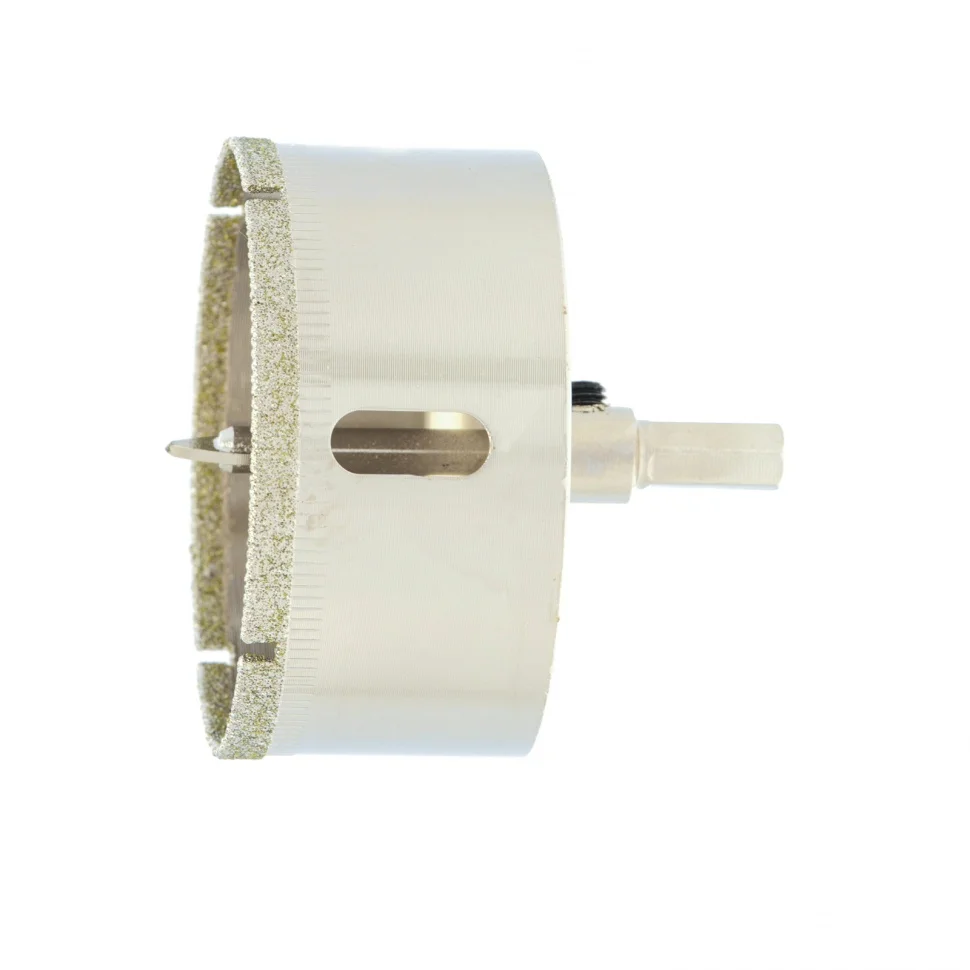 Сибртех Сверло по керамической плитке и стеклу, 60 х 55 мм, шестигранный хвостовик, с центрующим сверлом 72724