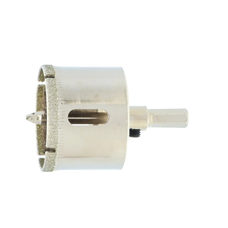 Сибртех Сверло по керамической плитке и стеклу, 40 х 55 мм, шестигранный хвостовик, с центрующим сверлом 72720