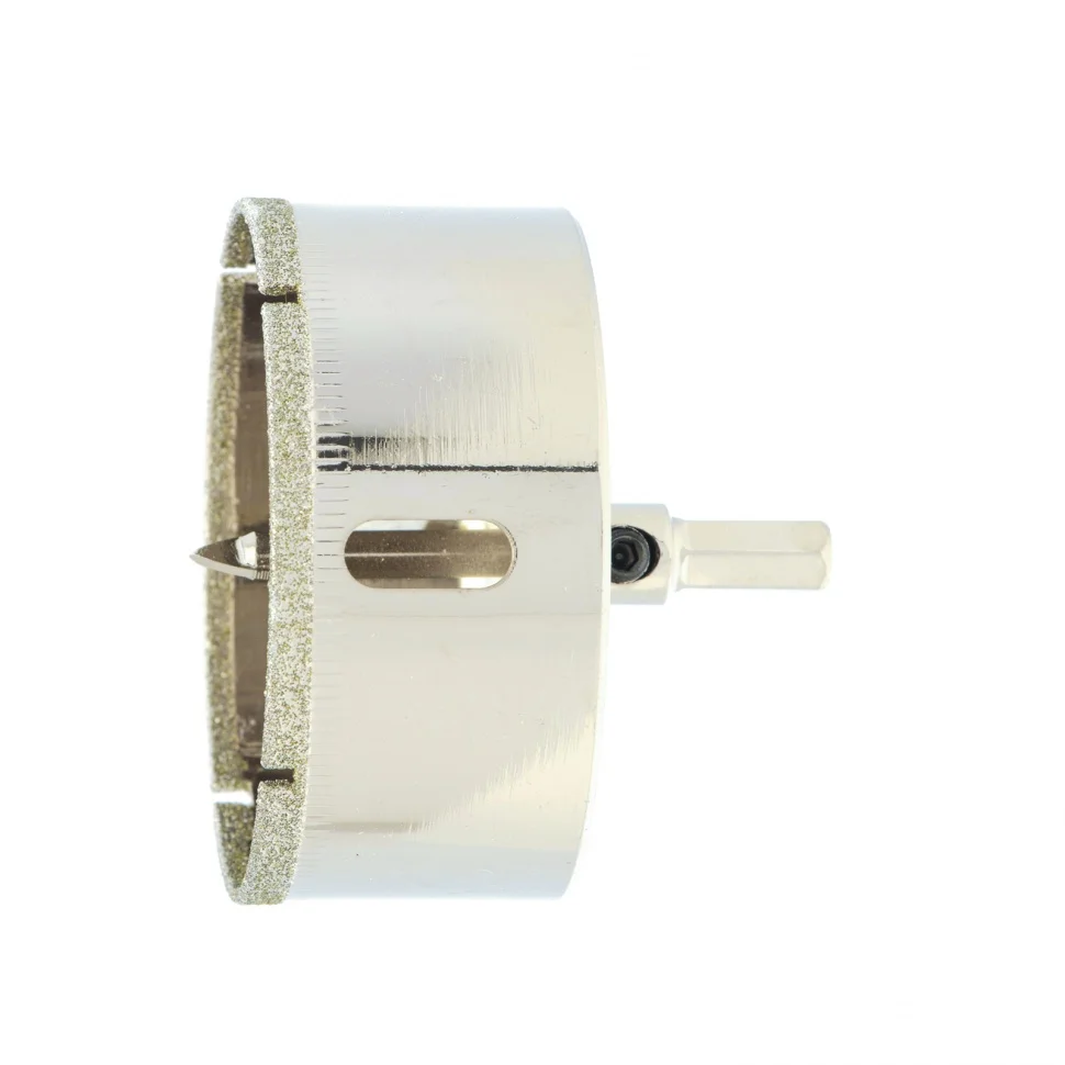 Сибртех Сверло по керамической плитке и стеклу, 65 х 55 мм, шестигранный хвостовик, с центрующим сверлом 72725