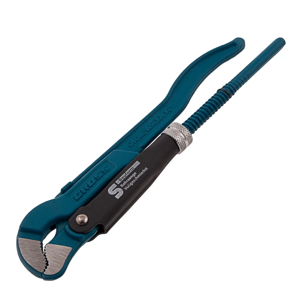 Gross Ключ трубный рычажный, №0, 0.5, цельнокованый, CrV, тип "S" 15610