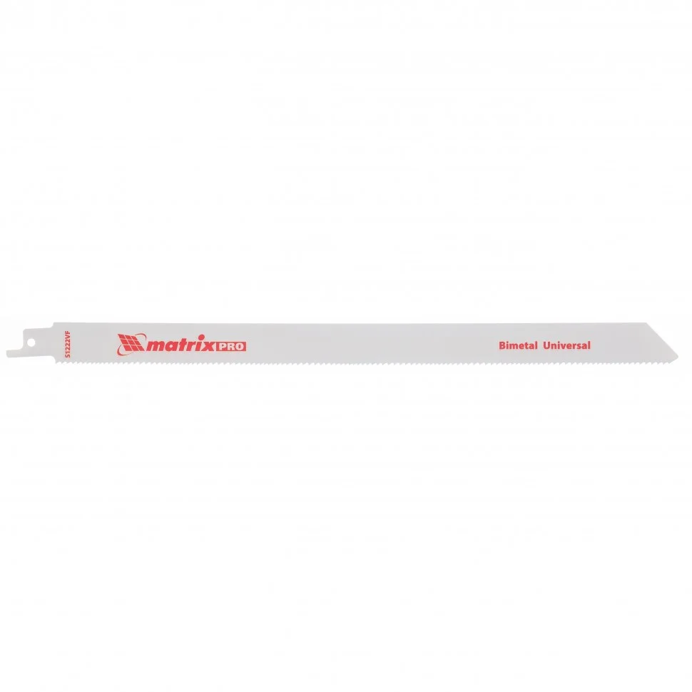 Matrix Полотна универсальные для сабельной пилы S1222VF, 275/1.8-2.5 мм, Bimetal, 2 шт, Pro 782003