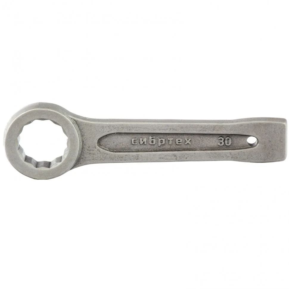 Сибртех Ключ кольцевой ударный, 30 мм 14273