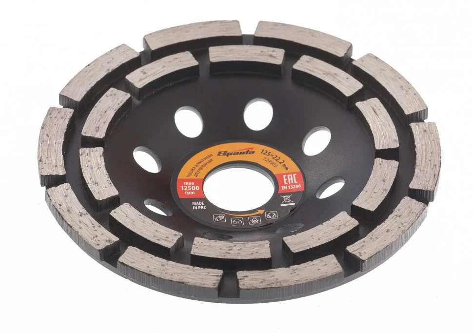 Sparta Чашка алмазная зачистная, 125 мм, двухрядная 729905