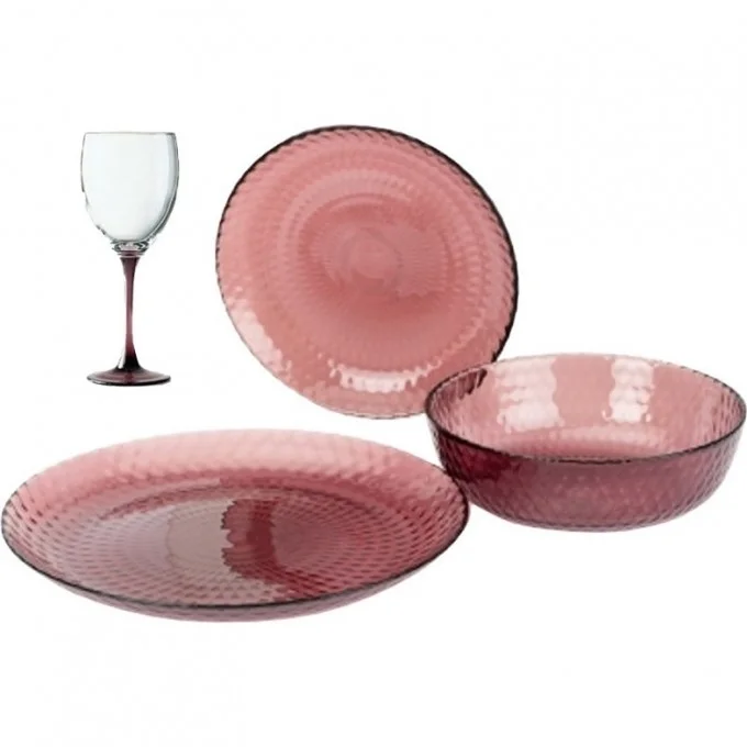 LUMINARC Столовый набор Idylle Lilac Идиллия Лилак - 25 предметов. O0227