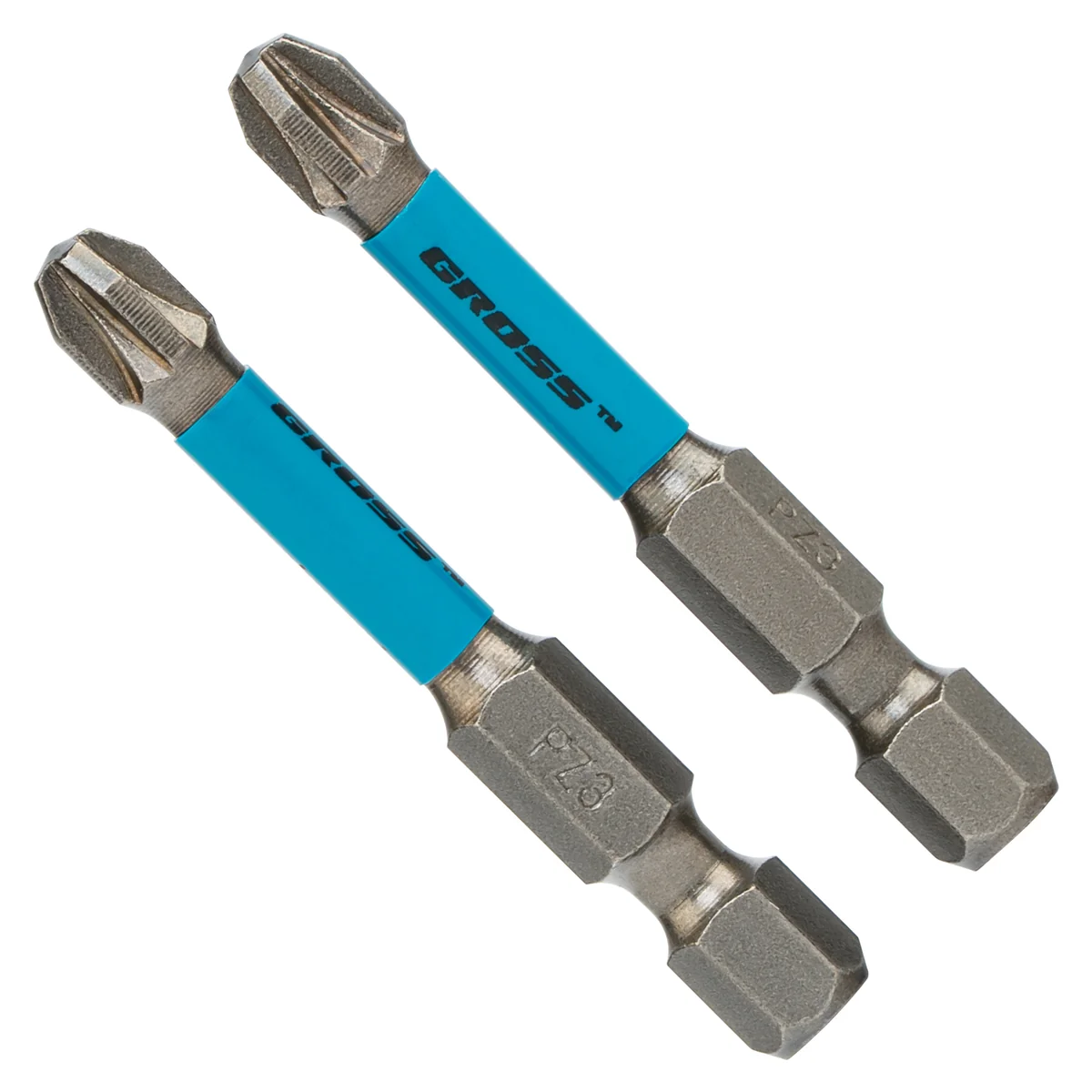 Gross Бита торсионная PZ3 x 50 мм, для ударных шуруповертов, 2 шт. 11489