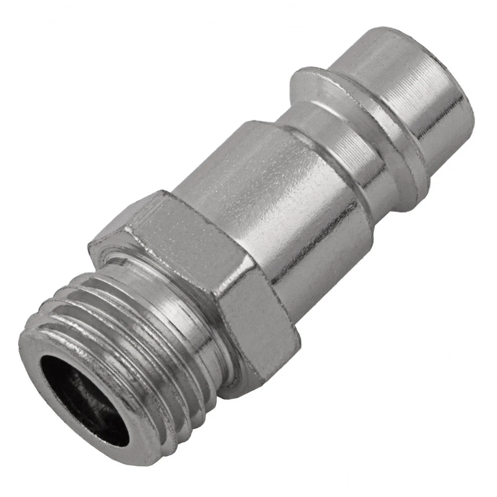 Stels Ниппель универсальный быстросъемный ("папа"), 1/4, внешняя резьба, 2 шт, 57053