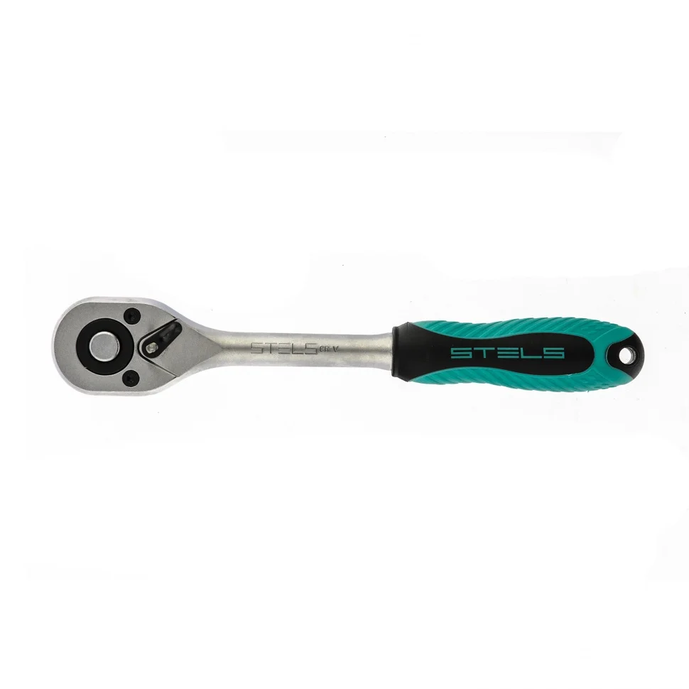 Stels Ключ трещотка 3/8, 72 зуба, с быстрым сбросом, СrV 14042