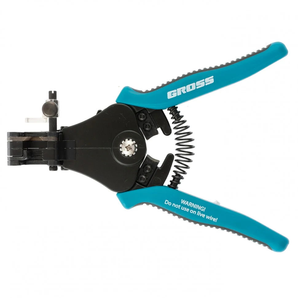 Gross Щипцы для зачистки электропроводов 0.5, 1.0, 1.5, 2.5, 4.0, 8.0 мм/кв (8-22AWG), лезвие SK5 17721