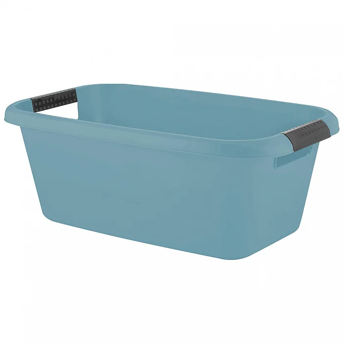DELTA Таз 30 л LICA с ручками прямоугольный РТ1164ГО-5 голубой океан