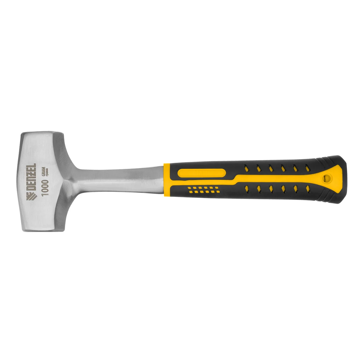 Denzel Кувалда 1 кг, цельнометаллическая, двухкомпонентная рукоятка 11011