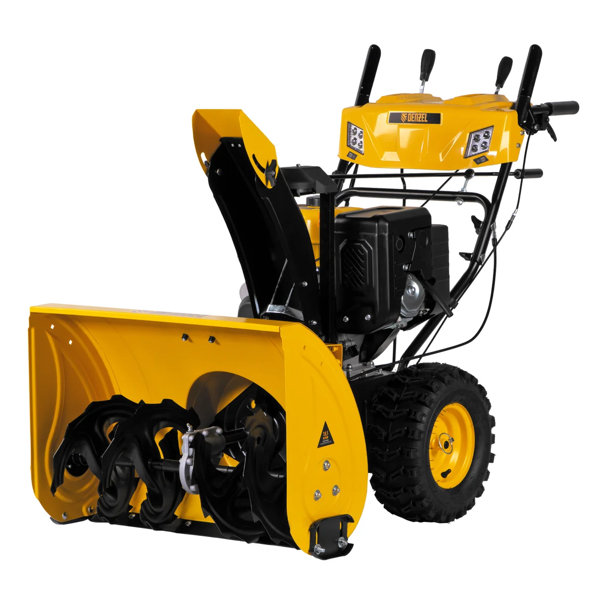 Denzel Бензиновая снегоуборочная машина SBL 711D PRO, 302cc, эл.старт, фара, обогрев, блок. дифф.// 97655