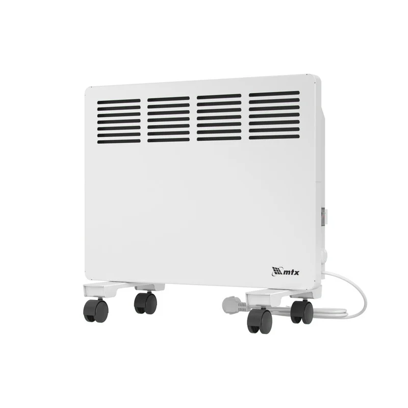 MATRIX Конвектор электрический КМ-1000.1, 230 В, 1000 Вт, X-образный нагреватель, колеса, термостат // 98124