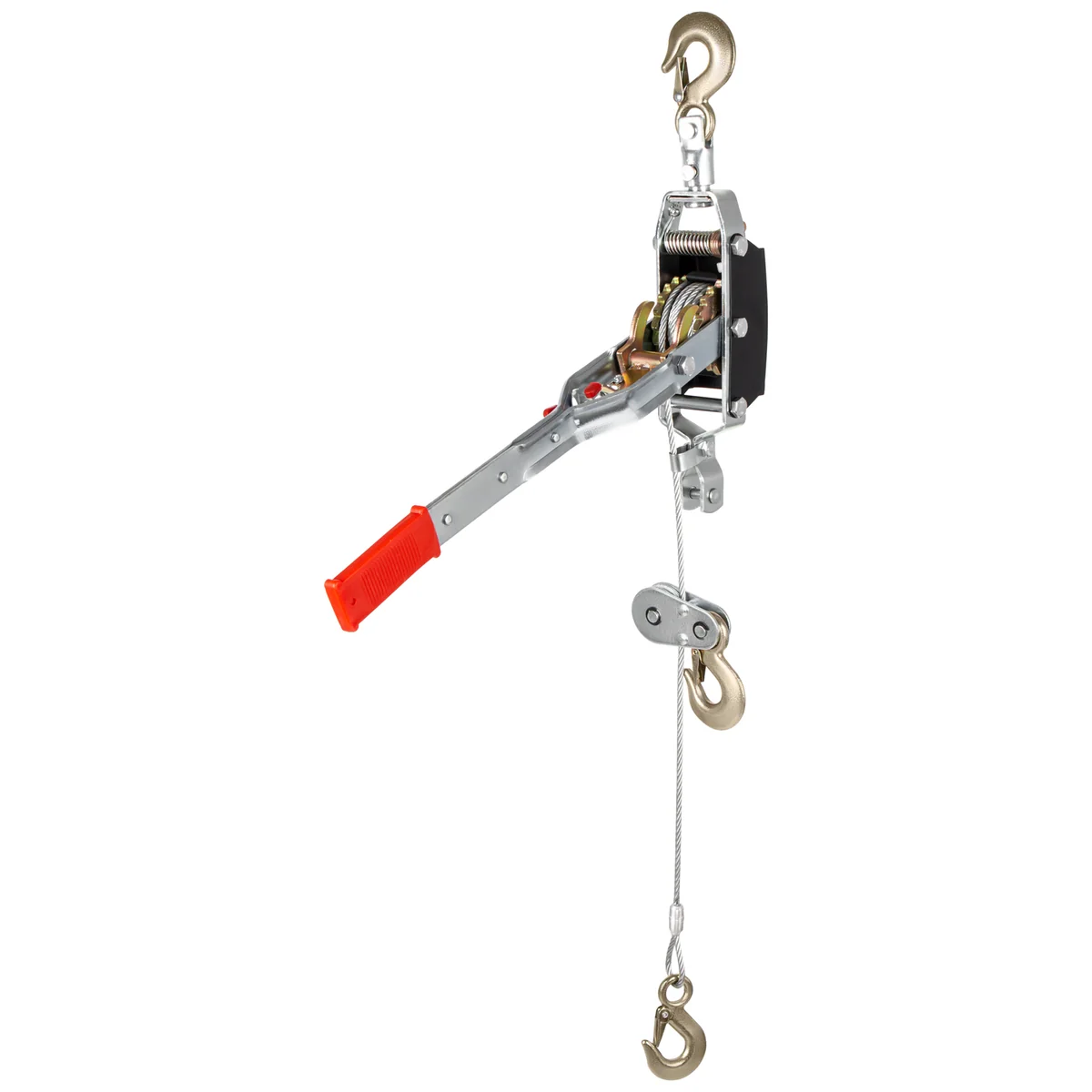 Matrix Лебедка рычажная, тяга 4 т, подъем 1.6 т, двойное храповое колесо 52225