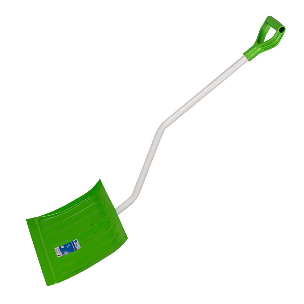 Сибртех Лопата для уборки снега стальная, 470 х 350 х 1320 мм, стальной черенок, Россия, 61621