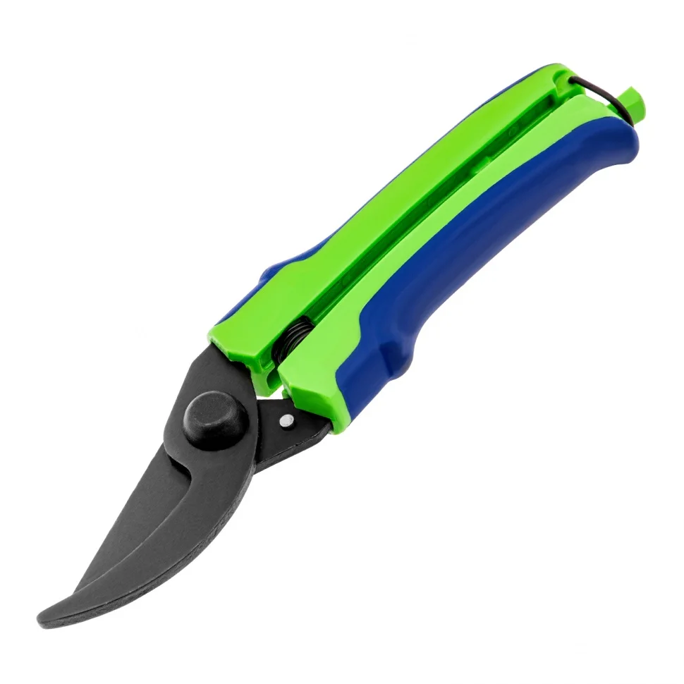 Сибртех Секатор прямого реза, 220 мм, пластиковые рукоятки, Горизонт, Россия, 60539