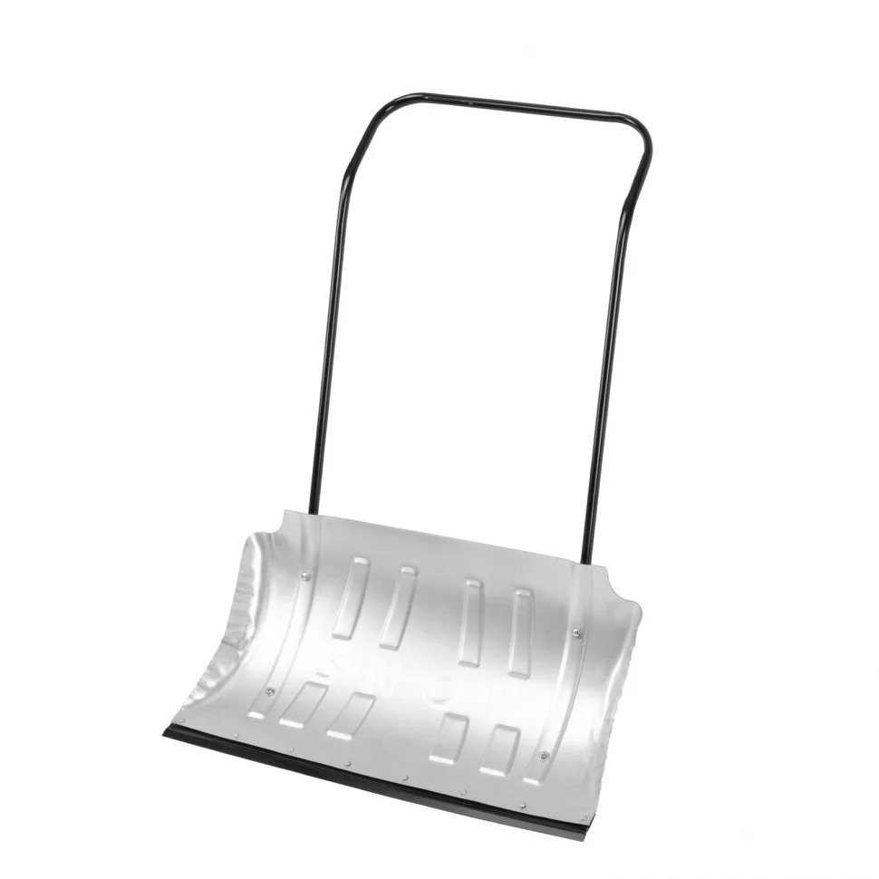 Сибртех Движок для уборки снега оцинкованный, 750х420х1120 мм, усиленный, стальная рукоятка,Россия, 61497