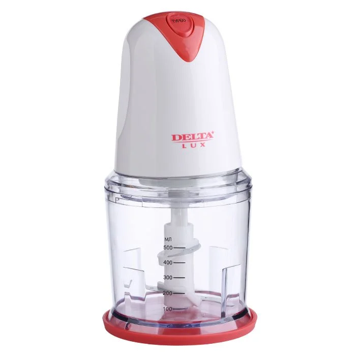 DELTA Измельчитель LUX DL 7418 белый с терракотовым