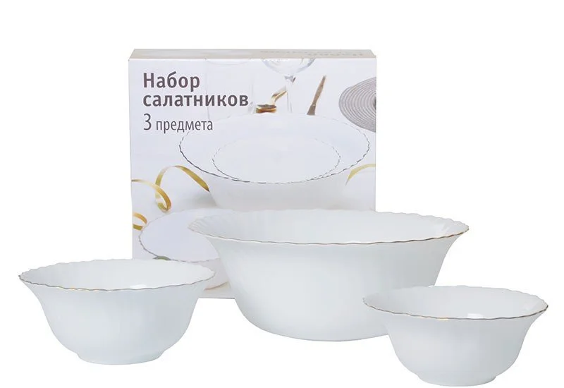 КОРАЛЛ Набор салатников 3 пр. Royal H06234