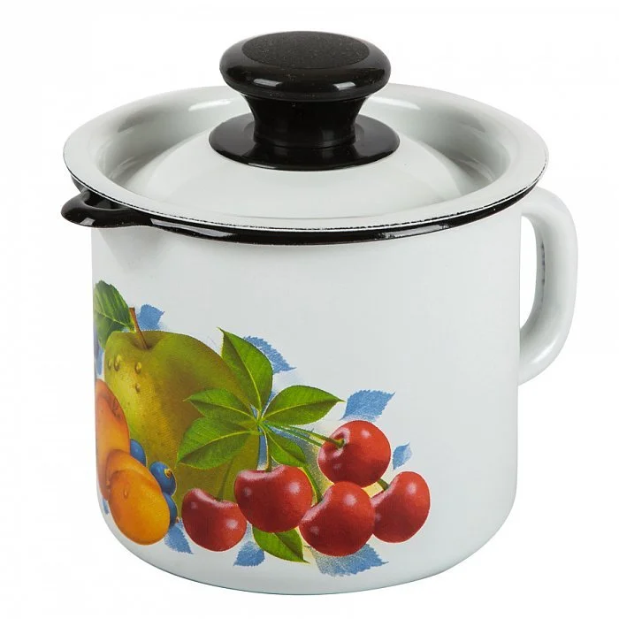 КМК Кружка с носиком 1л 40204 072/4 белая