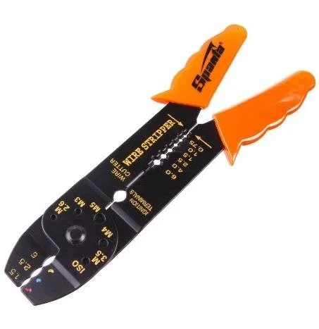 SPARTA Стриппер для зачистки электропроводов и обжима контактных клемм 210 мм 177505