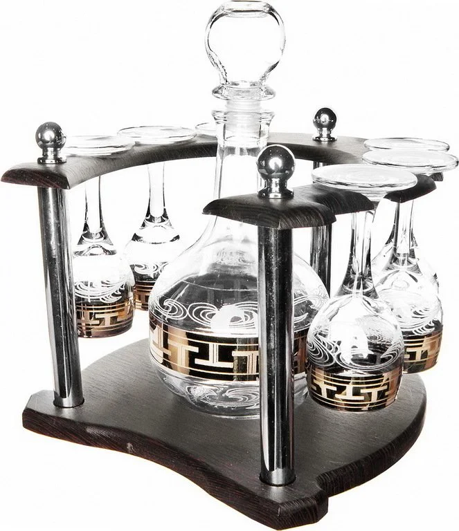 ГУСЬ ХРУСТАЛЬНЫЙ Универсальный набор 8пр. Греческий узор (GE03-500/134-БС)