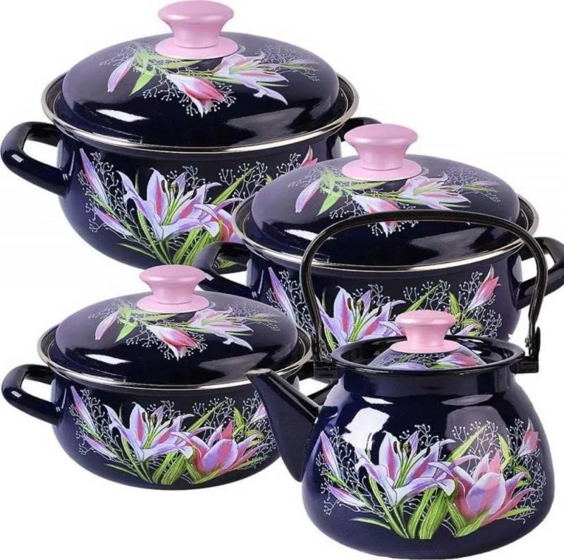 КМК Набор кастрюль (7пр.) Версаль бостон