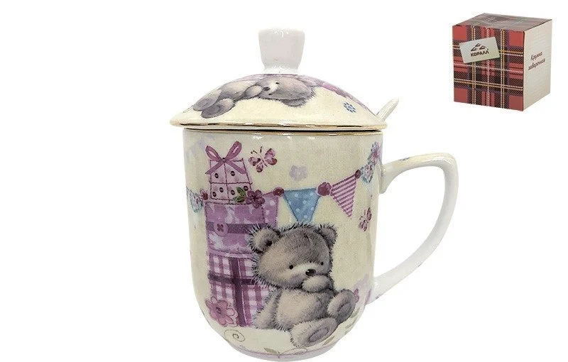 КОРАЛЛ Кружка для заваривания 300мл. Ты-супер FY20186004