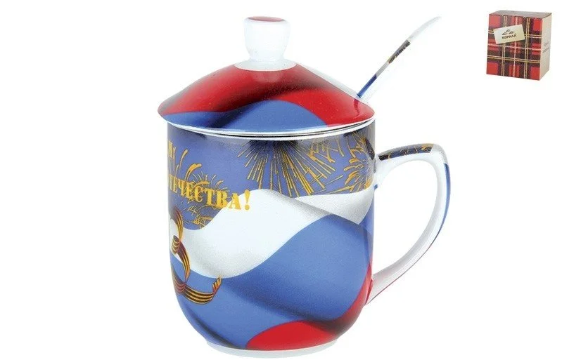 КОРАЛЛ Кружка для заваривания 300мл. С 23 февраля FY168003