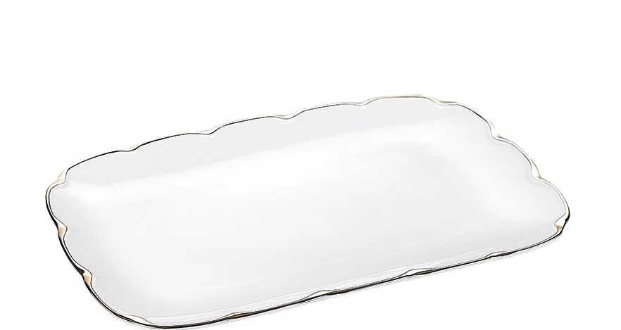 КОРАЛЛ Блюдо прямоугольное 28 см Клевер LTCV-P0428-A