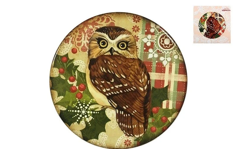 КОРАЛЛ Подставка под горячее Мудрая сова YX903
