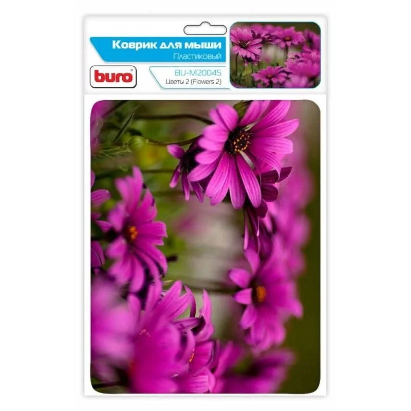 BURO Коврик для мыши BU M20045 рисунок/цветы