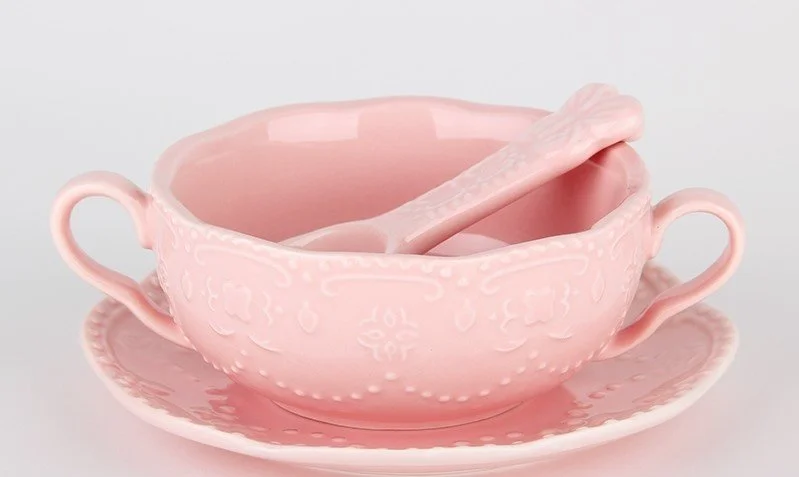 КОРАЛЛ Бульонница 300мл Бабочка HD-267P