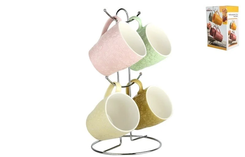 КОРАЛЛ Набор кружек 4пр. Весна пастель RX-N17309-2