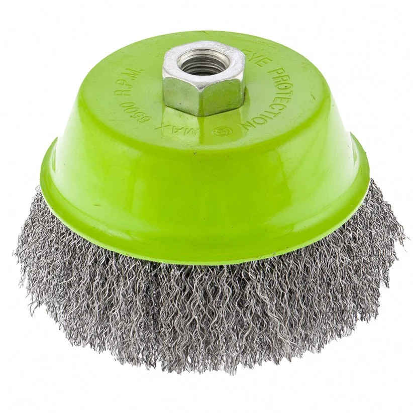 Сибртех Щетка для УШМ, 125 мм, М14, "чашка", витая проволока 746067