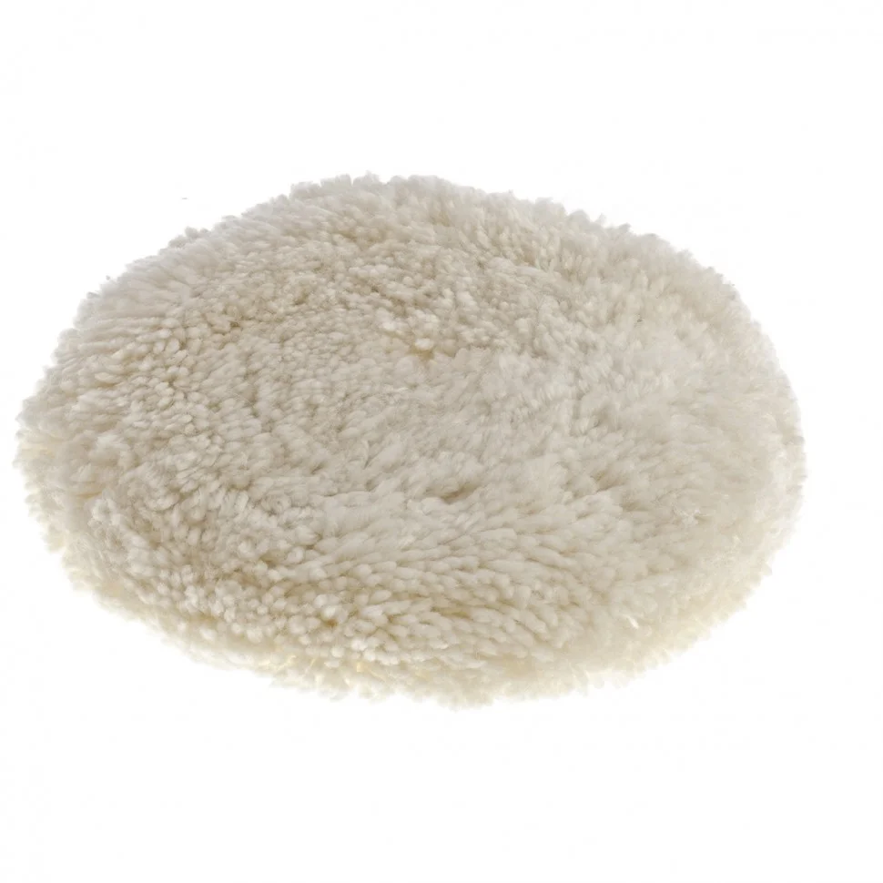 Matrix Насадка полировальная "под липучку", 180 мм, плетеная шерстяная нить 75958