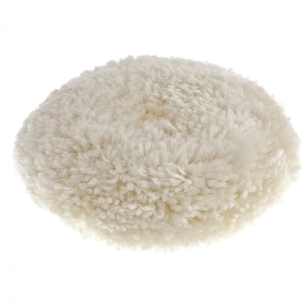 Matrix Насадка полировальная "под липучку", 125 мм, плетеная шерстяная нить 75957