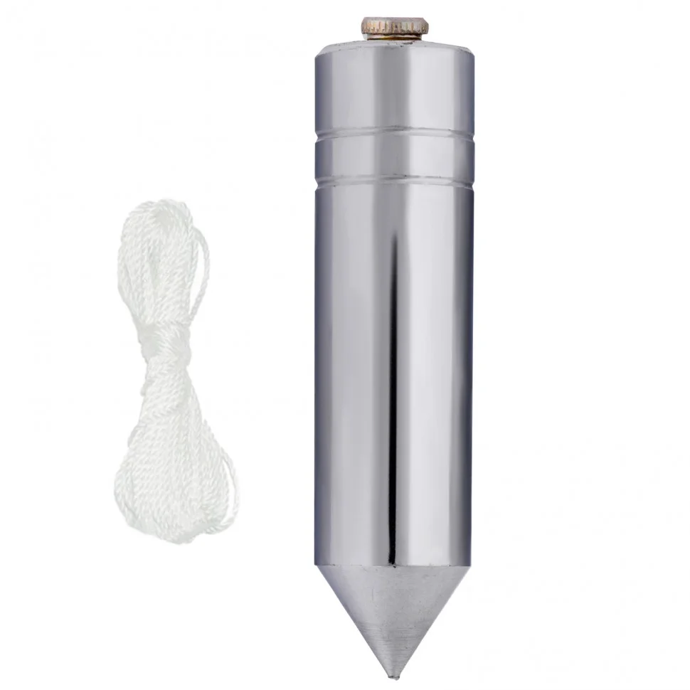 Matrix Отвес цилиндрический, 400 г, шнур 5 м 84889