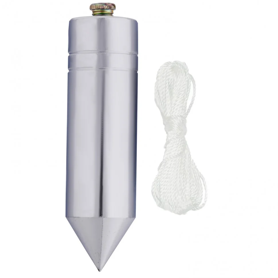 Matrix Отвес цилиндрический, 500 г, шнур 5 м 84892