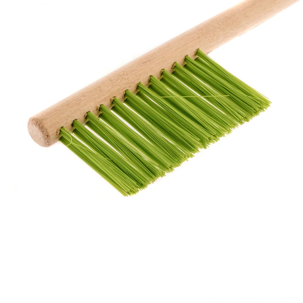 Сибртех Щетка-сметка двухрядная, 280 мм, деревянная ручка 84629