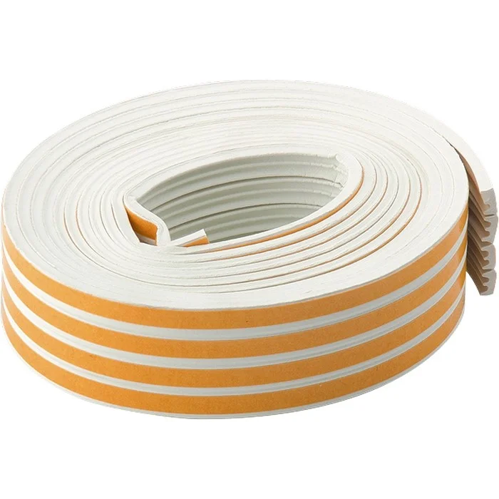 Сибртех Уплотнитель, 24 м, профиль "E", белый 93922