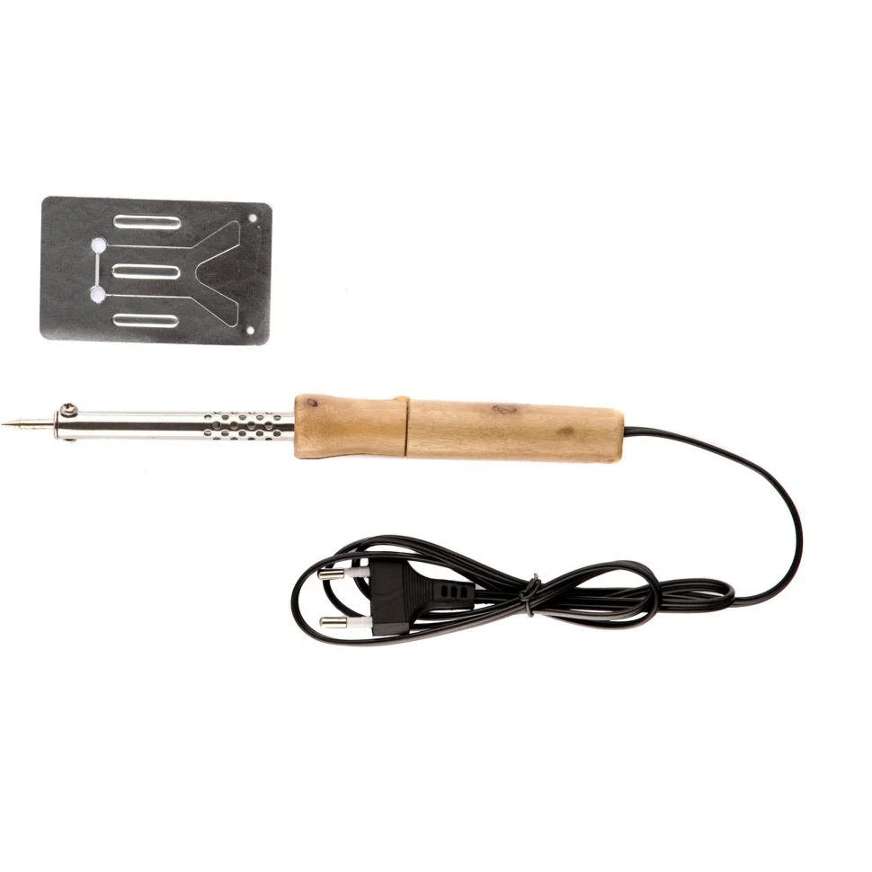 Sparta Паяльник с ручкой из дерева, 40 Вт, 220 В 913102