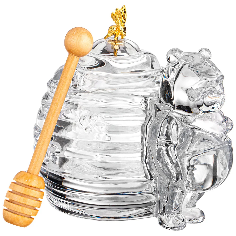 Lefard Банка Для Меда С Палочкой Мишка 270 Мл. 17*12.5 См. Высота=11 См. Коллекция Muza 355-075