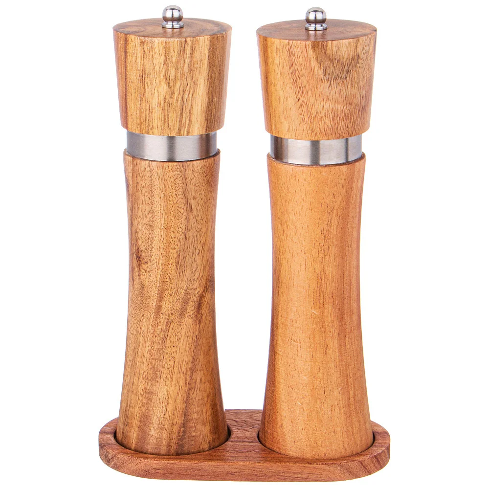 Lefard Набор Мельниц Для Специй Agness Из 2х Шт. На Подставке Акация. 897-115